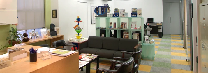 Chiropractic Clinic Reception Area With Front Desk